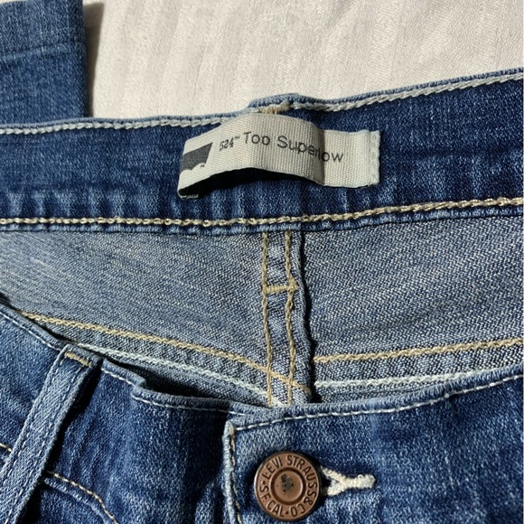 Levi’s 524 Super Low Juniors 15M (32” inseam) GUC - Picture 5 of 7